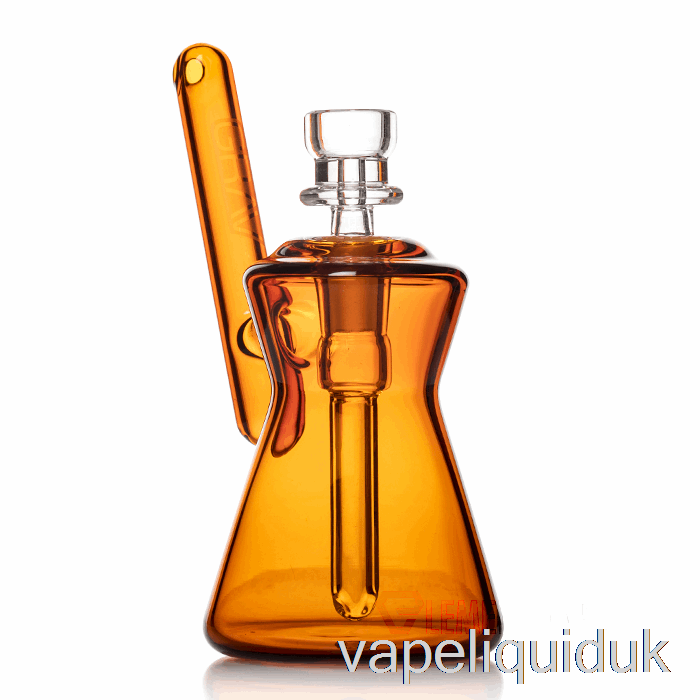 GRAV Hourglass Pocket Bubbler Amber Vape Liquid
